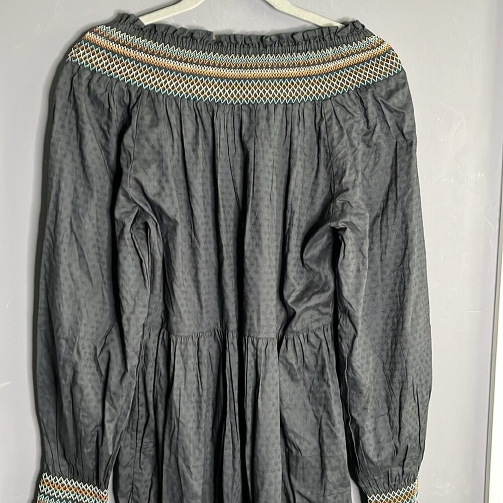 Universal Thread Gray Tiered Ruffle Maxi Dress Of… - image 8